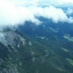 Flugwegposition um 11:07:48: Aufgenommen in der Nähe von Gemeinde Neuberg an der Mürz, 8692, Österreich in 2377 Meter